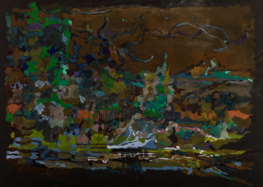 7 : Early Water Colors : LOREN DUNLAP: An Archival Survey